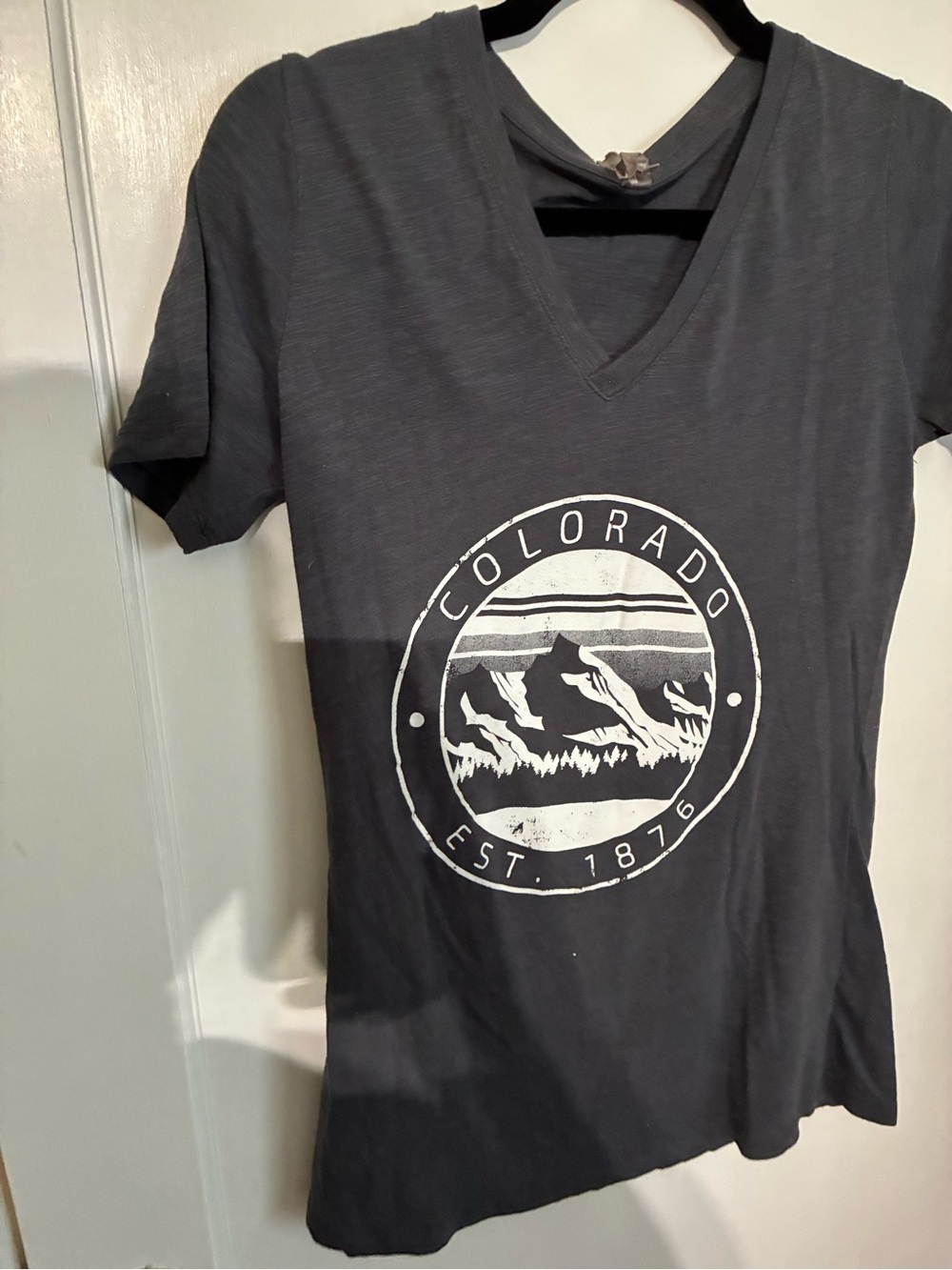 Platinum V-Neck Tee - Dark Charcoal